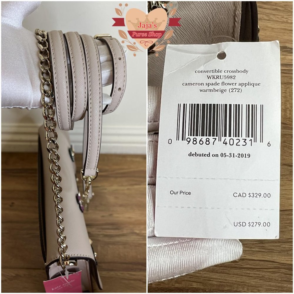 💜Kate Spade Leather Floral Crossbody Purse💜 - Picture 6 of 17